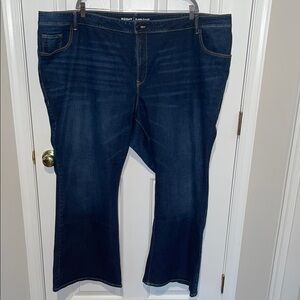 Old Navy Blue Mid Rise Flare Wide Leg Jeans Denim Women’s 30 Regular